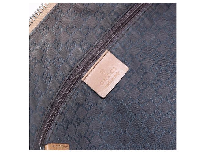 Borsa a Spalla GUCCI in Pelle Beige Argento 95726 Auth ep15181 - vista 17