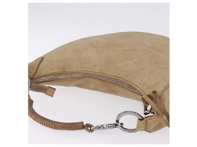 Borsa a Spalla GUCCI in Pelle Beige Argento 95726 Auth ep15181 - vista 6
