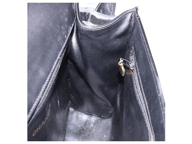 Borsa a Spalla CHANEL Vernice Nero CC Auth 192734 - vista 18