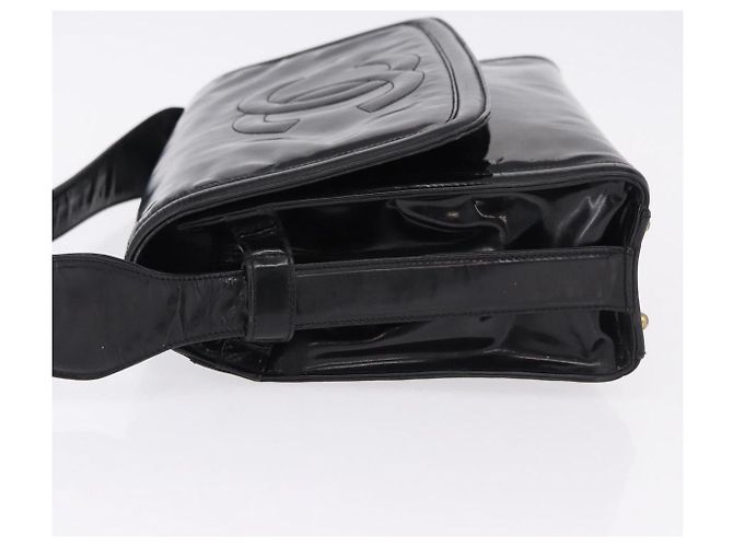 Borsa a Spalla CHANEL Vernice Nero CC Auth 192734 - vista 5
