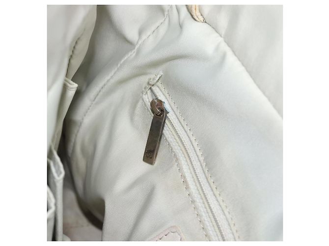 CHANEL Paris Biarritz PM Tote Bag aus beschichtetem Canvas mit silbernem CC Auth 191000 - Ansicht 20