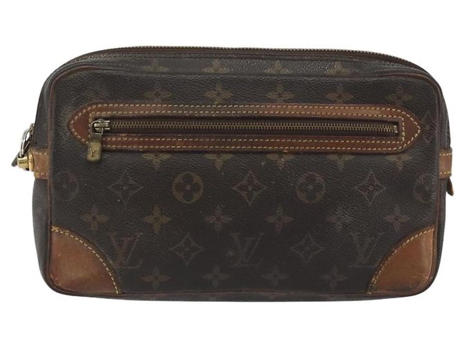 LOUIS VUITTON Monogram Marly Dragonne GM Clutch Bag M51825 LV Auth ar14098 Monogramma - vista 2