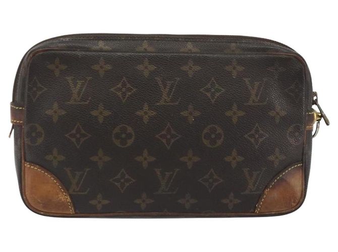LOUIS VUITTON Monogram Marly Dragonne GM Clutch Bag M51825 LV Auth ar14098 Monogramma - vista 3