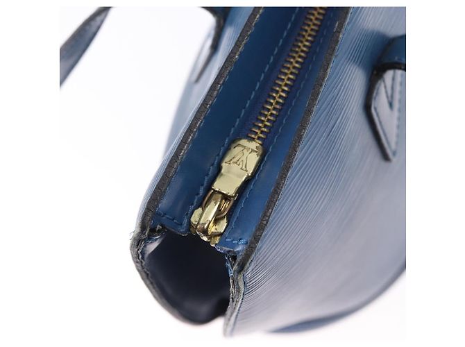 LOUIS VUITTON Epi Saint Jacques Borsa a tracolla shopping Blu M52275 Auth BA14083 - vista 14