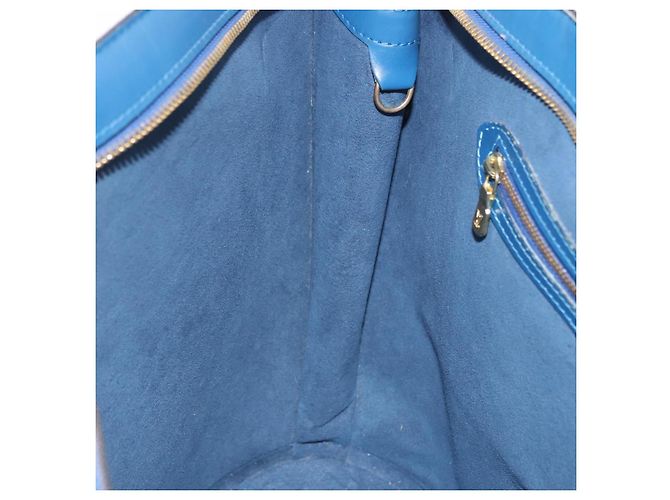 LOUIS VUITTON Epi Saint Jacques Borsa a tracolla shopping Blu M52275 Auth BA14083 - vista 18