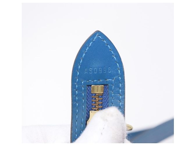 LOUIS VUITTON Epi Saint Jacques Borsa a tracolla shopping Blu M52275 Auth BA14083 - vista 21