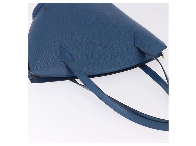 LOUIS VUITTON Epi Saint Jacques Borsa a tracolla shopping Blu M52275 Auth BA14083 - vista 6