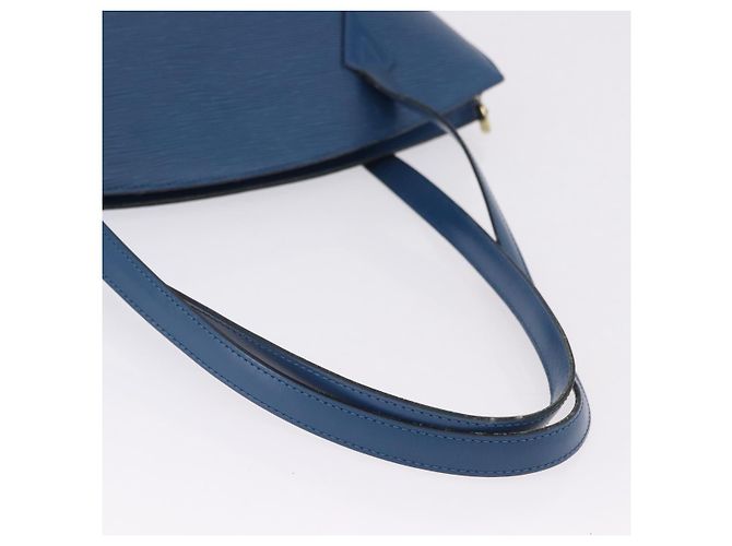 LOUIS VUITTON Epi Saint Jacques Borsa a tracolla shopping Blu M52275 Auth BA14083 - vista 7