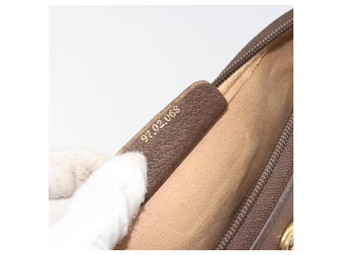 Sac à bandoulière GUCCI GG Supreme en PVC Beige Or 97 02 068 Auth kk692 Doré - vue 20