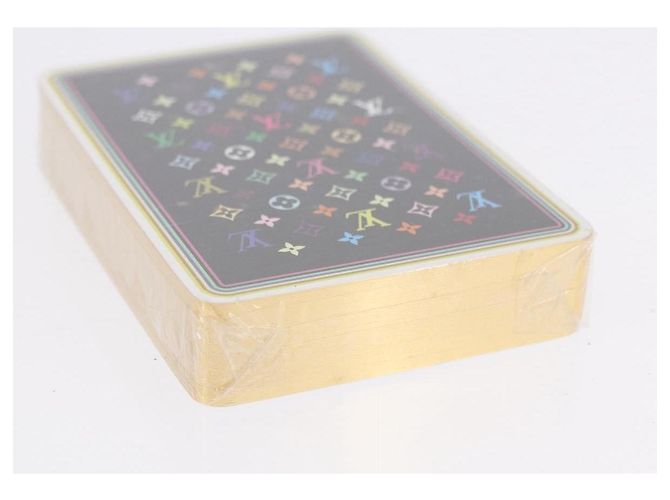 Cartas de Juego LOUIS VUITTON Multicolor Black White LV Auth 194633M Negro Blanco - vista 4