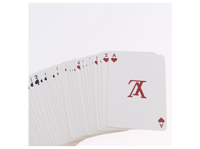 Cartas de Juego LOUIS VUITTON Multicolor Black White LV Auth 194633M Negro Blanco - vista 9
