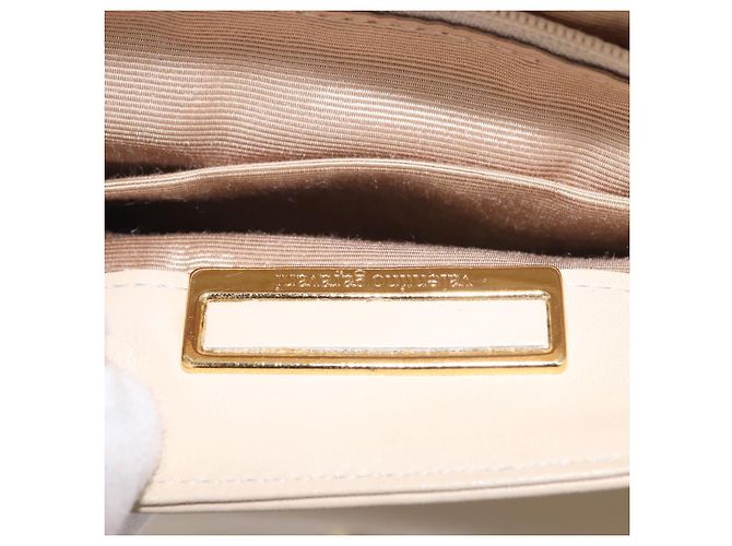Borsa a Spalla VALENTINO in Pelle 2way Avorio Oro Auth BA14149V D'oro Crudo - vista 12