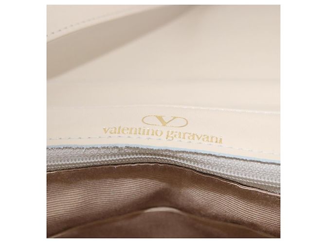 Borsa a Spalla VALENTINO in Pelle 2way Avorio Oro Auth BA14149V D'oro Crudo - vista 20