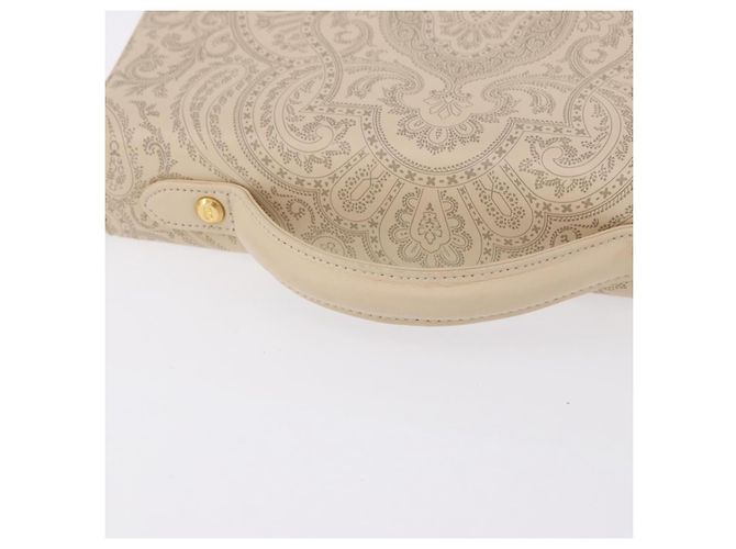 Borsa a Spalla VALENTINO in Pelle 2way Avorio Oro Auth BA14149V D'oro Crudo - vista 7
