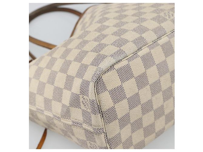 LOUIS VUITTON Borsa Tote Neverfull PM Damier Azur N41362 LV Auth 194587 - vista 11