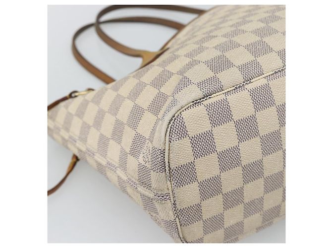 LOUIS VUITTON Borsa Tote Neverfull PM Damier Azur N41362 LV Auth 194587 - vista 13