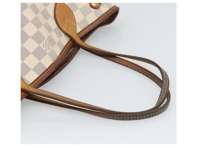 LOUIS VUITTON Borsa Tote Neverfull PM Damier Azur N41362 LV Auth 194587 - vista 7