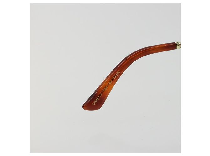 Occhiali da sole GUCCI Metallo Rosso Oro Auth bs36303V D'oro - vista 13