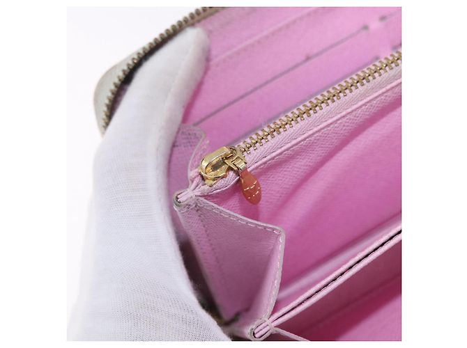 LOUIS VUITTON Monogram Multicolor Zippy Wallet White M60241 LV Auth BA14264 Bianco - vista 21