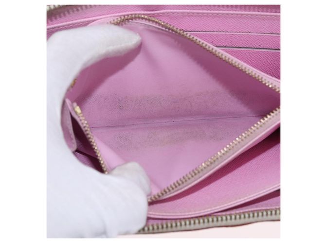 LOUIS VUITTON Monogram Multicolor Zippy Wallet White M60241 LV Auth BA14264 Bianco - vista 22