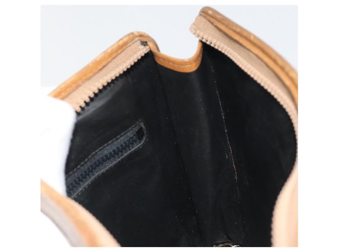 Céline Clutch CELINE in pelle nera con finiture dorate Auth ep15267 Nero - vista 16