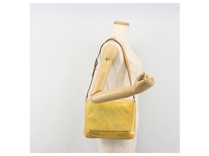 LOUIS VUITTON Monogram Vernis Thompson Street Bag Gris M91008 LV Auth 193875 Grigio - vista 22