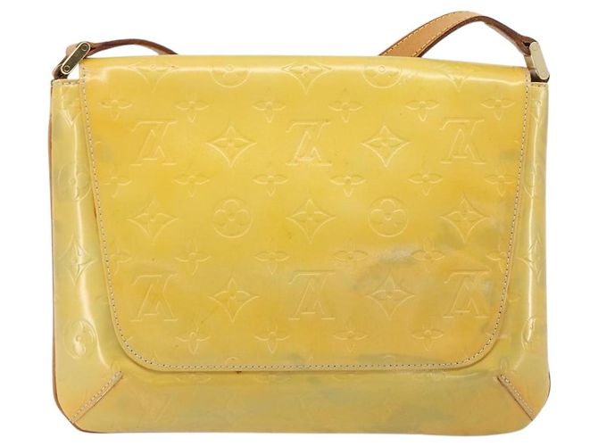 LOUIS VUITTON Monogram Vernis Thompson Street Bag Gris M91008 LV Auth 193875 Grigio - vista 3