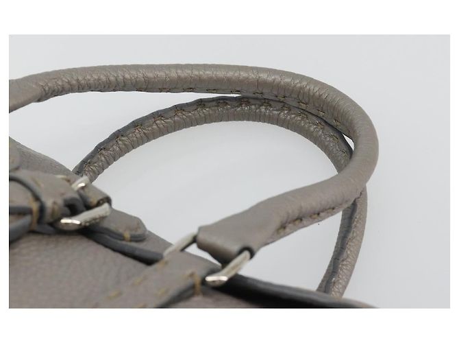 Borsa a mano FENDI Selleria Mini Linda in pelle argento Auth 191083A - vista 8