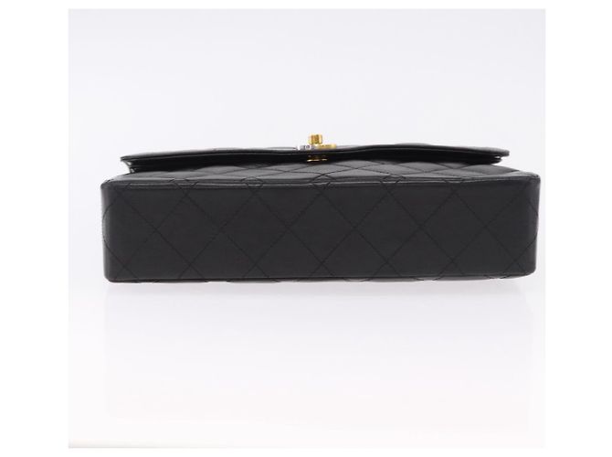 CHANEL Matelasse 28 Chain Hand Bag Lamb Skin Paris Limited Black Auth yk20684SAM Nero - vista 9