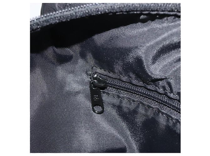 Borsa a mano BURBERRY Nylon Nero Argento Auth hk3932 - vista 19