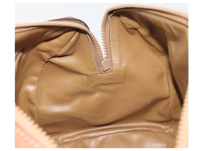 Céline Borsa CELINE Macadam Canvas PVC Beige Oro Autentica bs36271 D'oro - vista 19