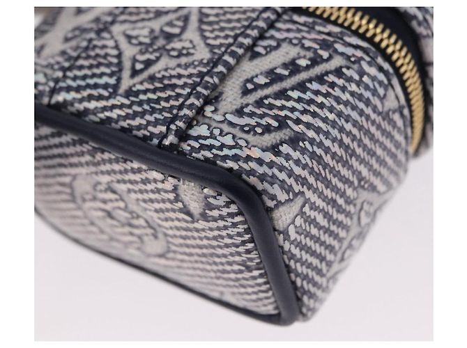 LOUIS VUITTON Monogram Laminated Bijoux Sac Micro Vanity R95559 Auth ar14115M Blu navy - vista 12