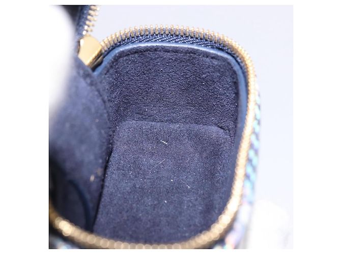 LOUIS VUITTON Monogram Laminated Bijoux Sac Micro Vanity R95559 Auth ar14115M Blu navy - vista 16
