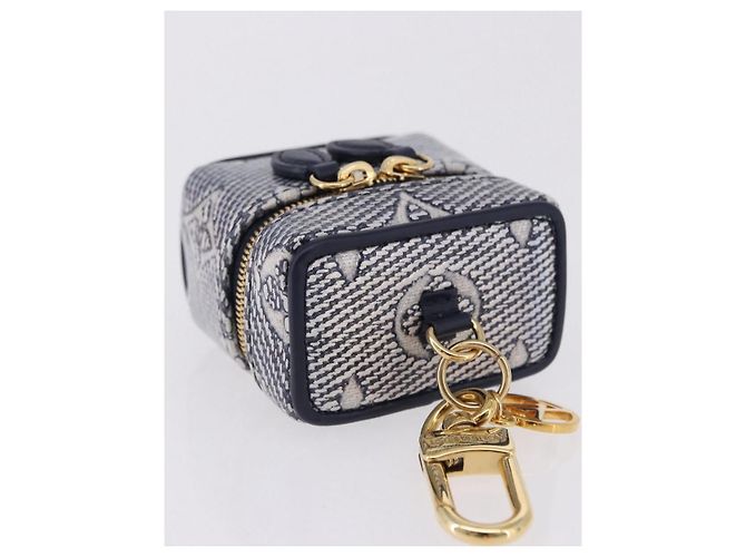 LOUIS VUITTON Monogram Laminated Bijoux Sac Micro Vanity R95559 Auth ar14115M Blu navy - vista 6