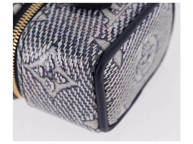 LOUIS VUITTON Monogram Laminated Bijoux Sac Micro Vanity R95559 Auth ar14115M Blu navy - vista 9