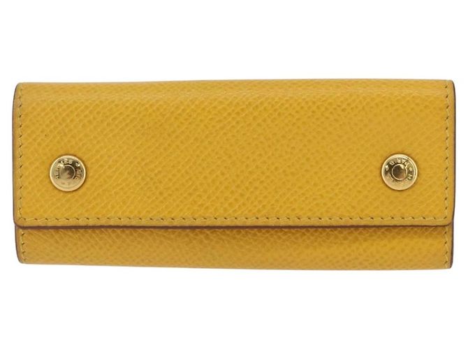 Hermès HERMES Serie Key Case Leather Courchevel Yellow Auth 191163M - view 2
