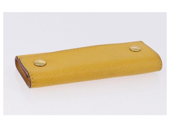 Hermès HERMES Serie Key Case Leather Courchevel Yellow Auth 191163M - view 6