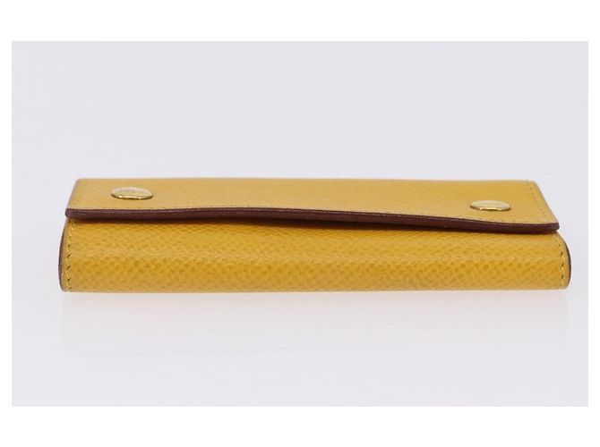 Hermès HERMES Serie Key Case Leather Courchevel Yellow Auth 191163M - view 7