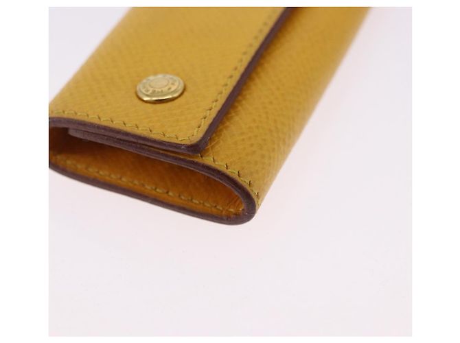 Hermès HERMES Serie Key Case Leather Courchevel Yellow Auth 191163M - view 8