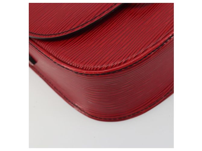 Borsa a Spalla LOUIS VUITTON Epi Saint Cloud PM Rosso M52217 LV Auth 192629 - vista 11