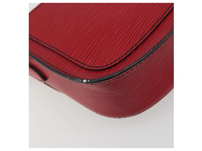Borsa a Spalla LOUIS VUITTON Epi Saint Cloud PM Rosso M52217 LV Auth 192629 - vista 13