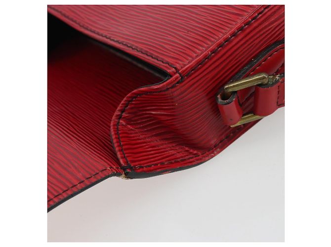 Borsa a Spalla LOUIS VUITTON Epi Saint Cloud PM Rosso M52217 LV Auth 192629 - vista 17