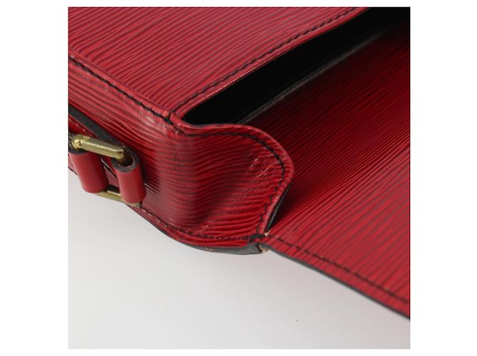 Borsa a Spalla LOUIS VUITTON Epi Saint Cloud PM Rosso M52217 LV Auth 192629 - vista 18