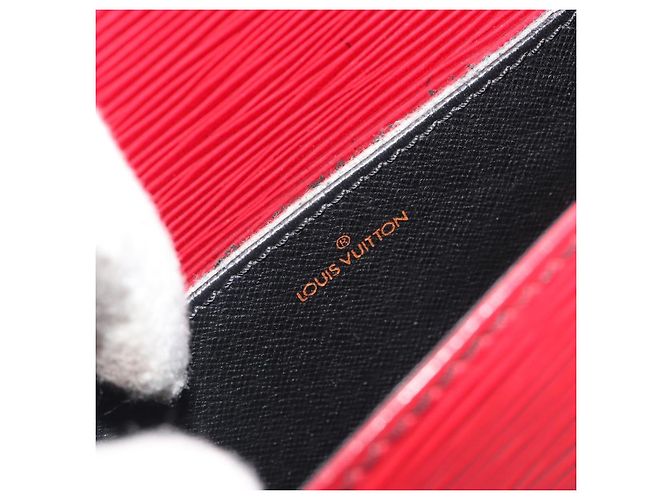 Borsa a Spalla LOUIS VUITTON Epi Saint Cloud PM Rosso M52217 LV Auth 192629 - vista 19