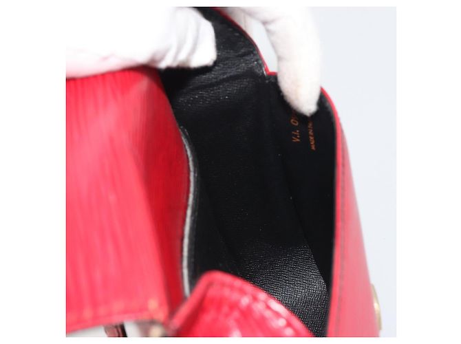 Borsa a Spalla LOUIS VUITTON Epi Saint Cloud PM Rosso M52217 LV Auth 192629 - vista 21