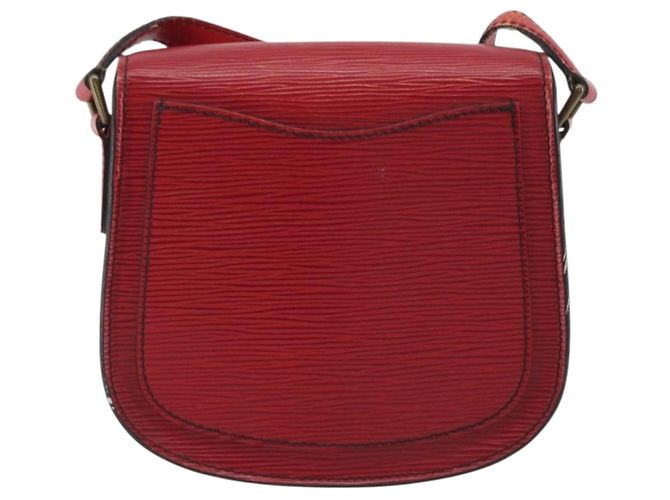 Borsa a Spalla LOUIS VUITTON Epi Saint Cloud PM Rosso M52217 LV Auth 192629 - vista 3