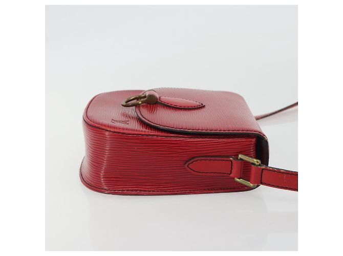 Borsa a Spalla LOUIS VUITTON Epi Saint Cloud PM Rosso M52217 LV Auth 192629 - vista 4