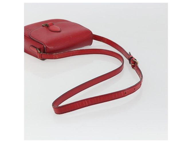 Borsa a Spalla LOUIS VUITTON Epi Saint Cloud PM Rosso M52217 LV Auth 192629 - vista 7