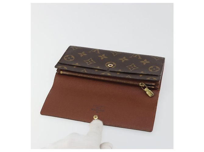 LOUIS VUITTON Monogram Portefeuille Sarah Long Wallet M60531 LV Auth ar14123 Monogramma - vista 13