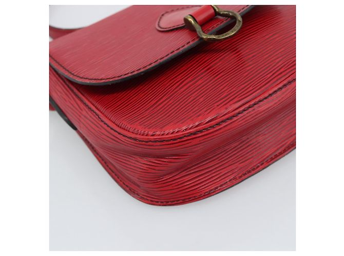 Borsa a Spalla LOUIS VUITTON Epi Saint Cloud PM Rosso M52217 LV Auth BA14161 - vista 11